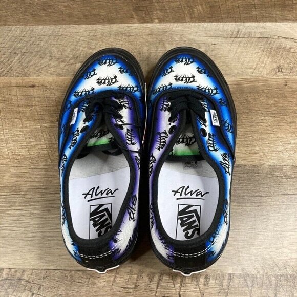 VANS Authentic 44 DX Halo Multi Alva Skate Casual Shoes Mens 5.5 Womens 7 NEW - Picture 6 of 11